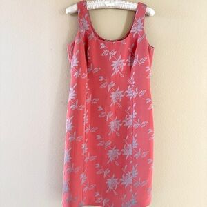 Armani Floral Pink Sleeveless Dress